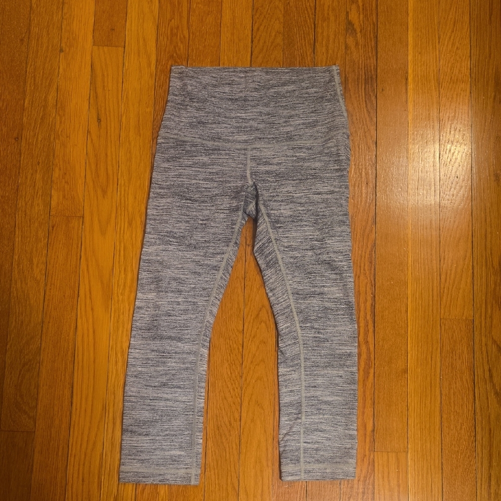 Gray Lululemon Capri Leggings